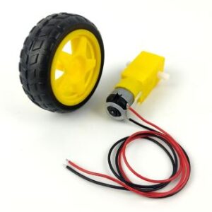 TT Geared DC Motor with Wheel